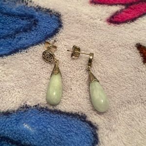 Jade earrings